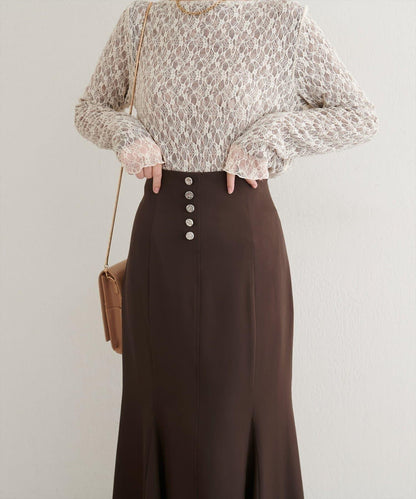 【natural couture】前扣美人魚裙