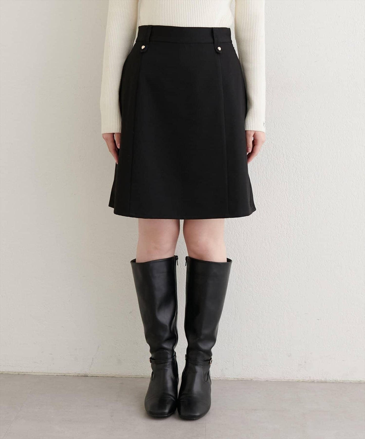 【natural couture】A字型闊腿短裙