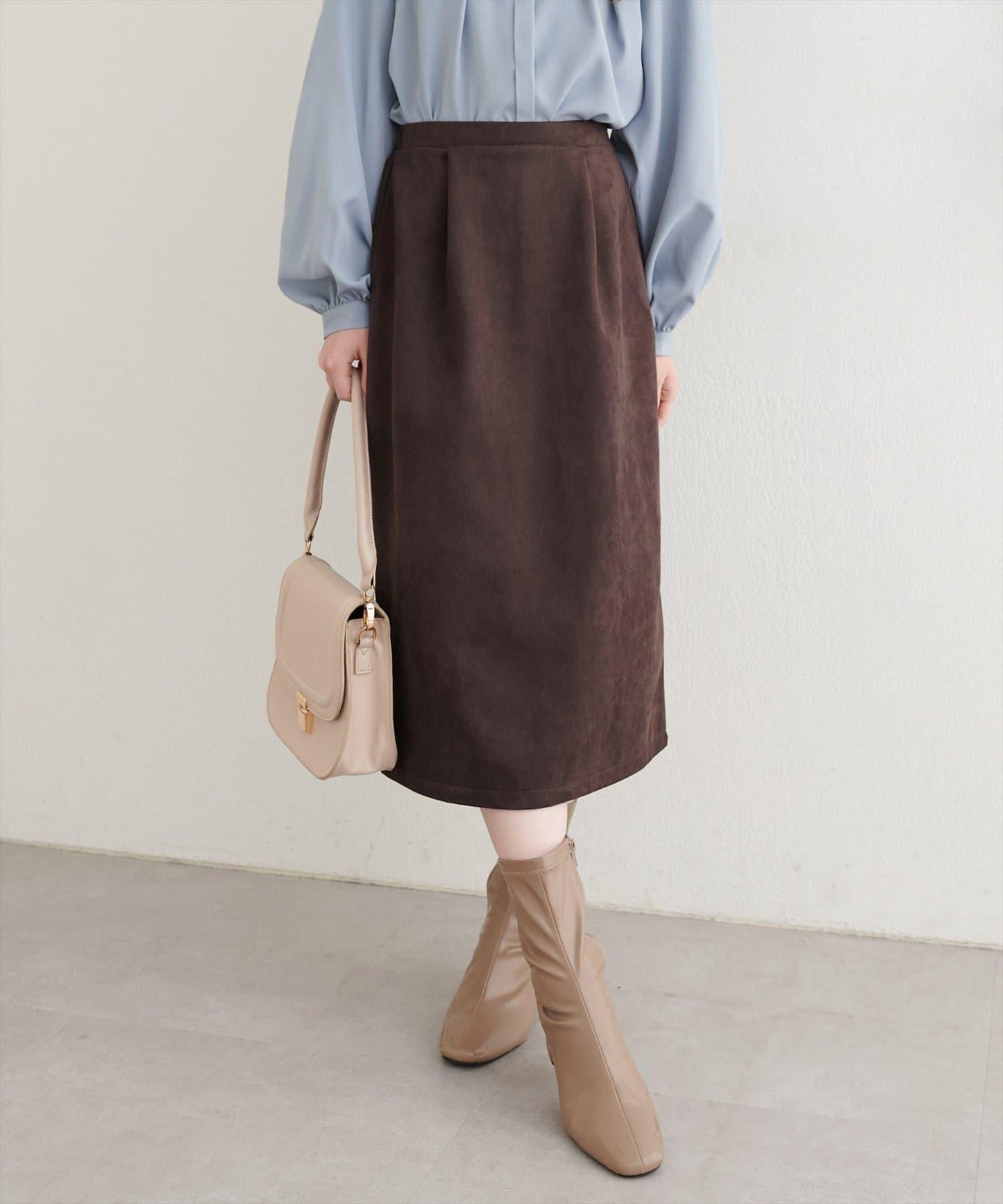 【natural couture】半身修身中長裙