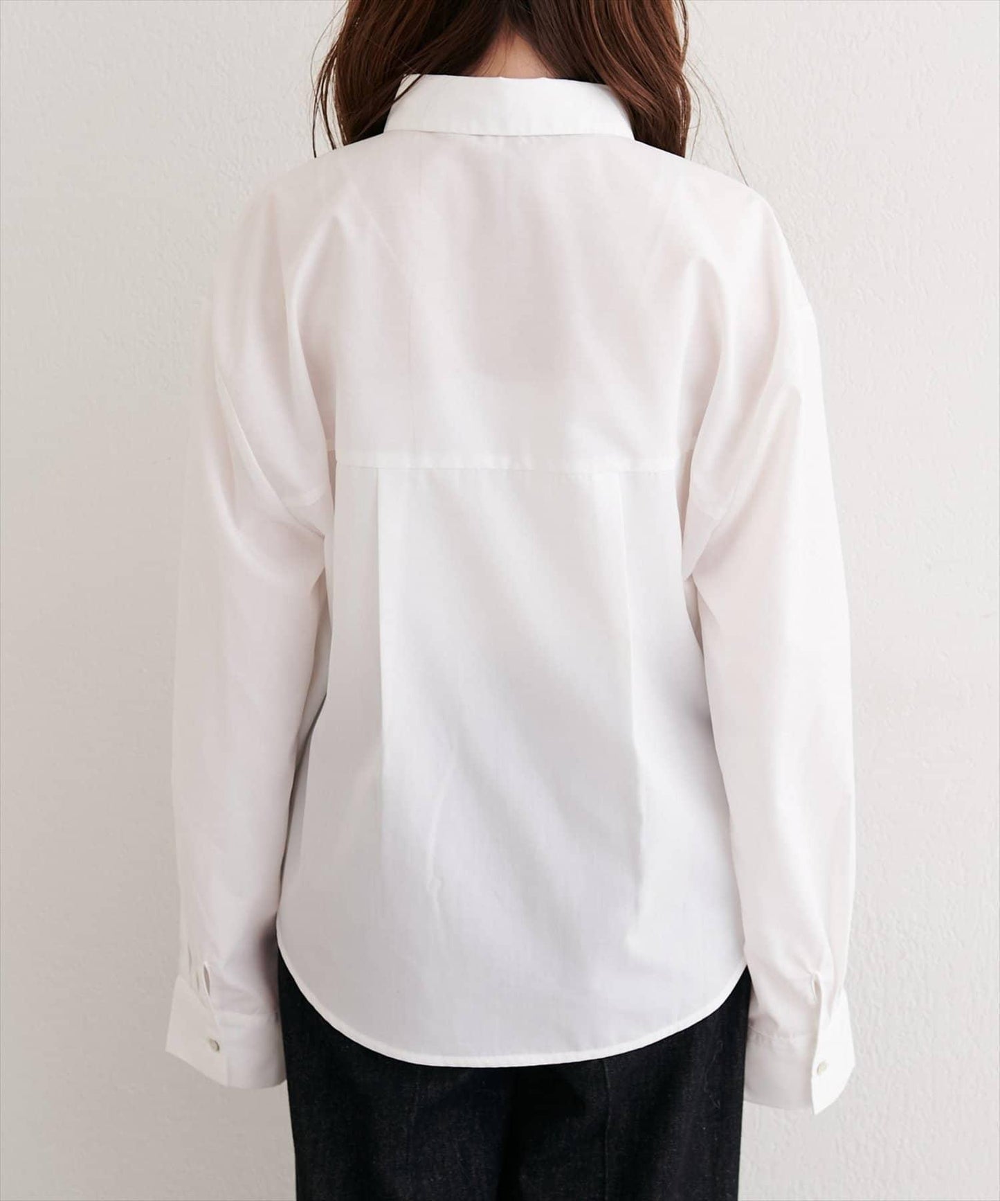 【natural couture】帶口袋刺繡寬鬆襯衫