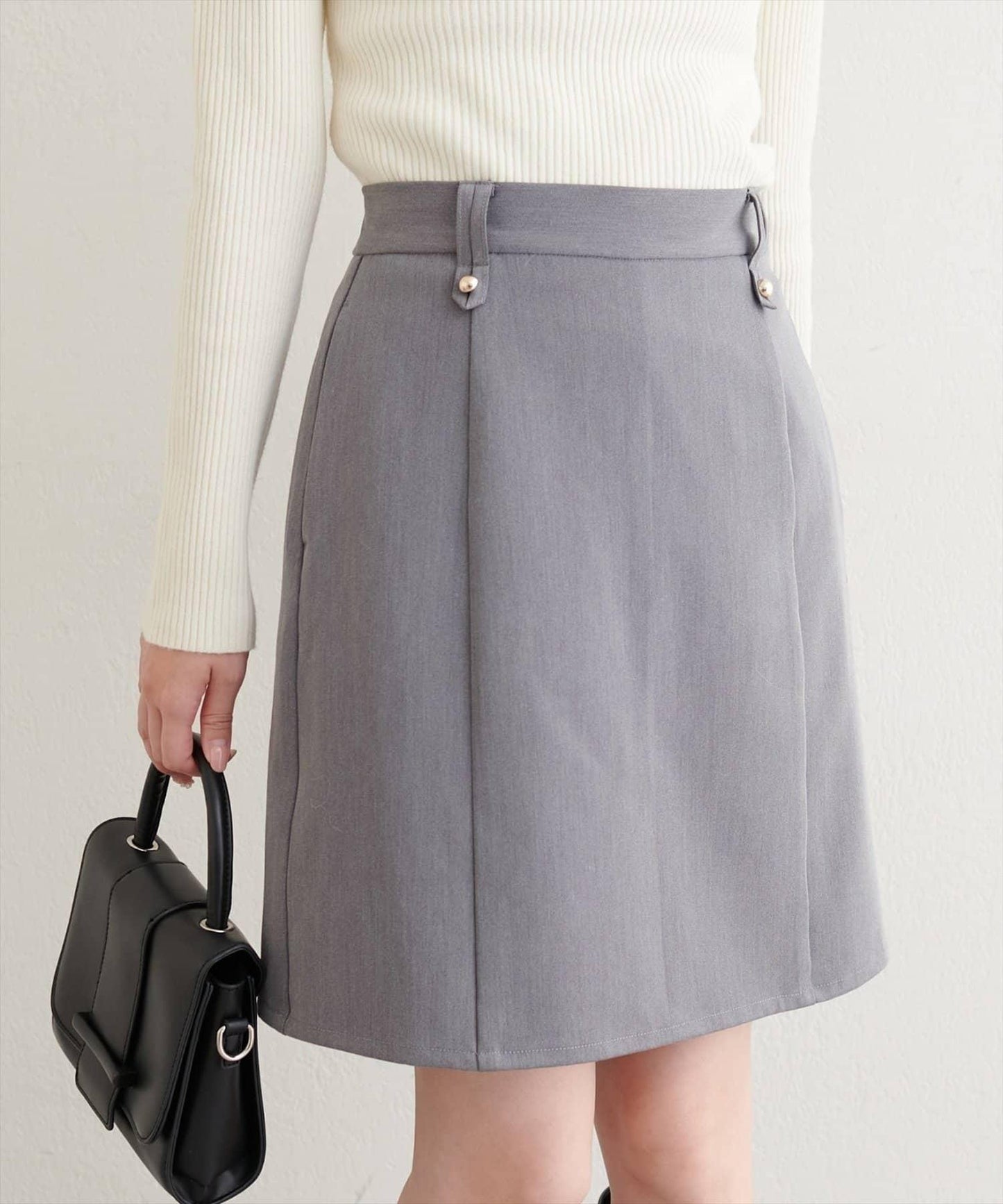 【natural couture】A字型闊腿短裙