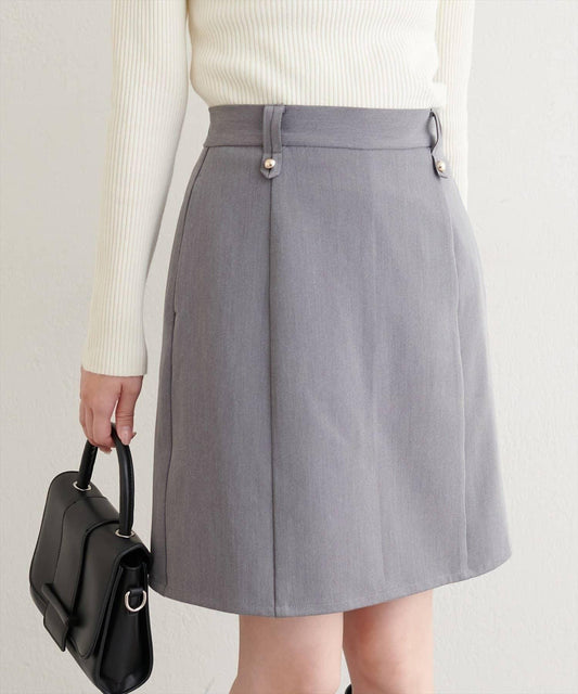 【natural couture】A字型闊腿短裙