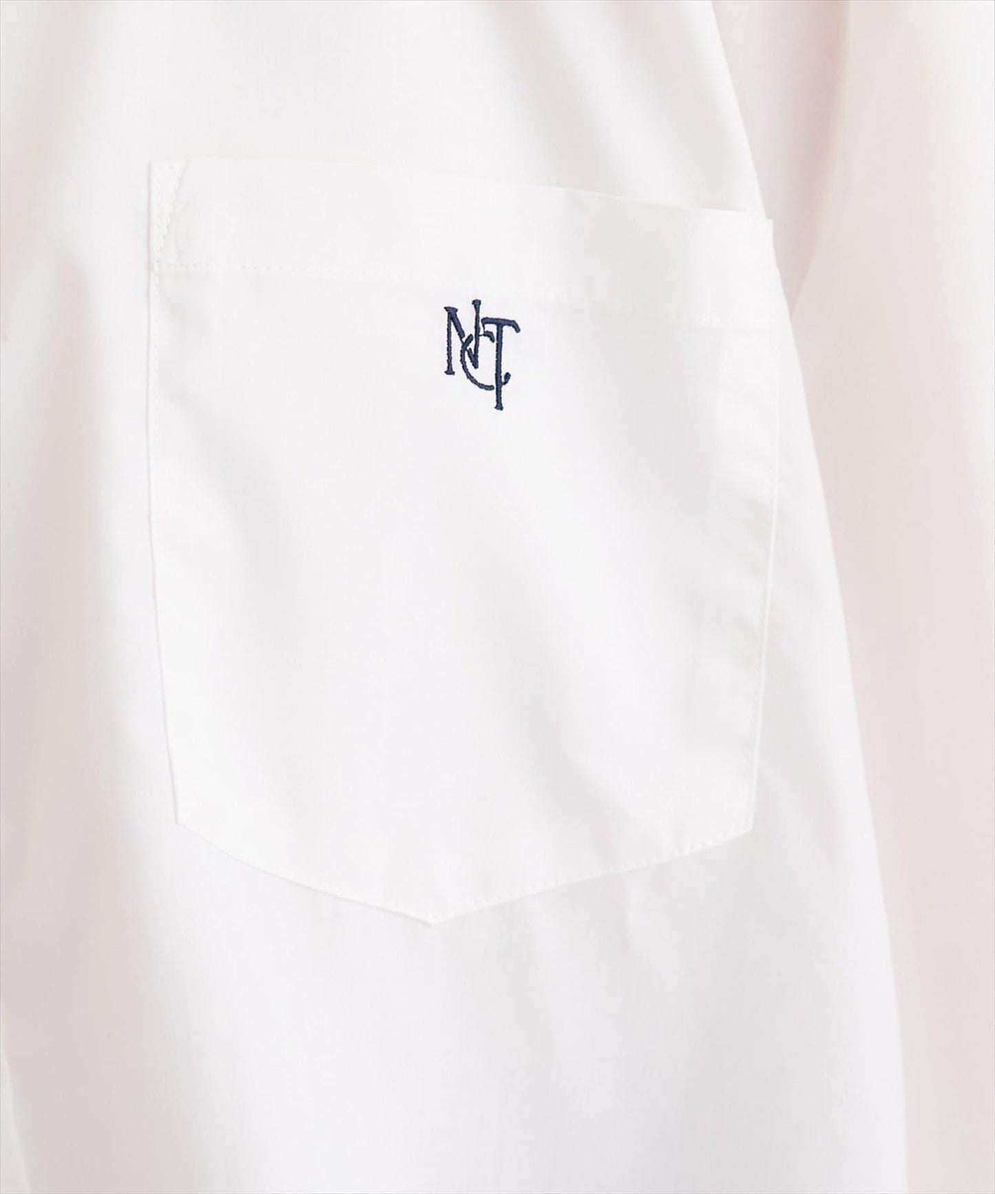 【natural couture】帶口袋刺繡寬鬆襯衫