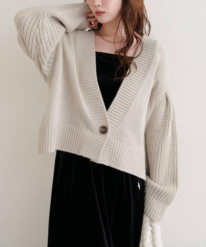 【natural couture】寬鬆編織開衫