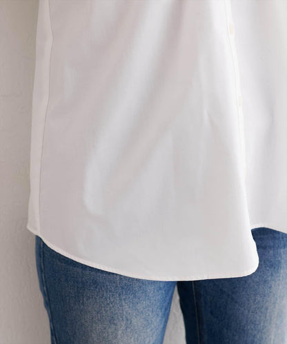 【natural couture】蕾絲斗篷領襯衫