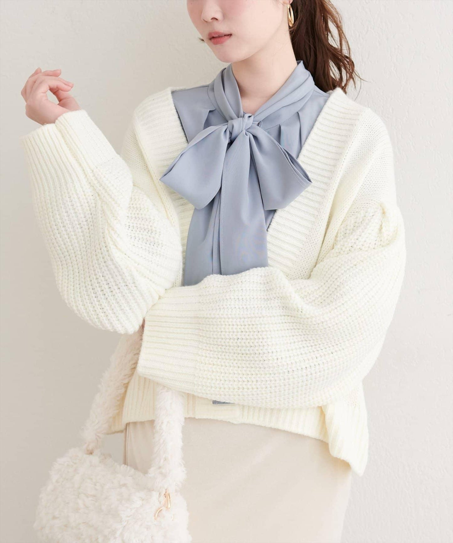 【natural couture】寬鬆編織開衫