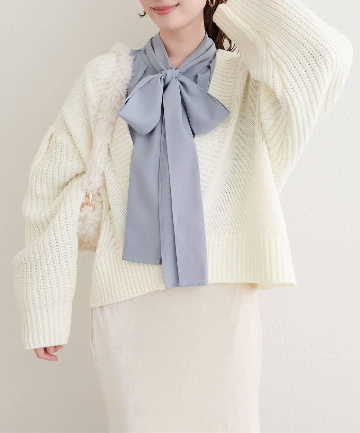 【natural couture】寬鬆編織開衫