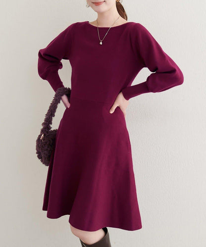 【natural couture】<ako>前後兩穿迷你連衣裙