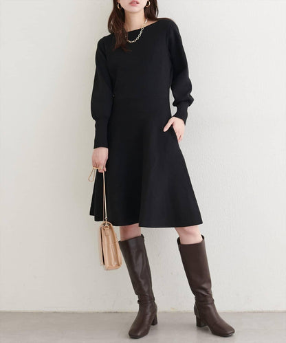 【natural couture】<ako>前後兩穿迷你連衣裙