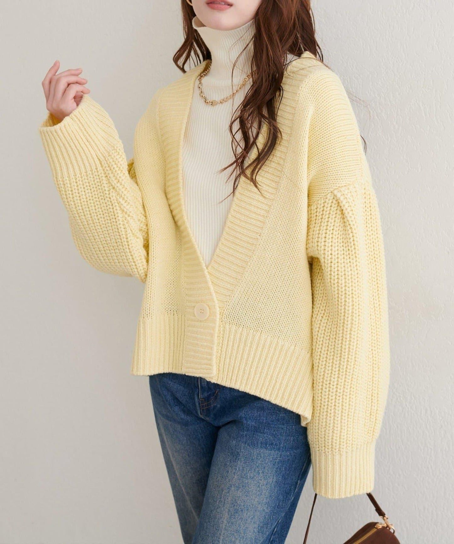 【natural couture】寬鬆編織開衫