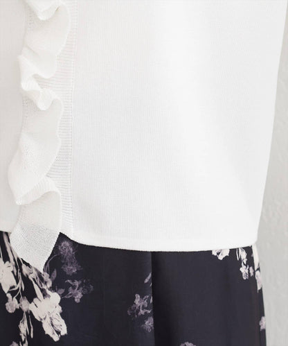 【natural couture】荷葉邊細節開衫