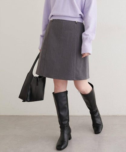 【natural couture】A字型闊腿短裙