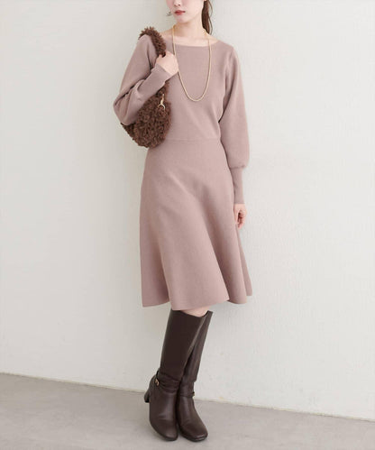 【natural couture】<ako>前後兩穿迷你連衣裙