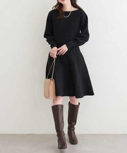 【natural couture】<ako>前後兩穿迷你連衣裙