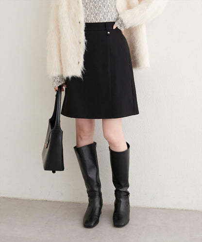 【natural couture】A字型闊腿短裙