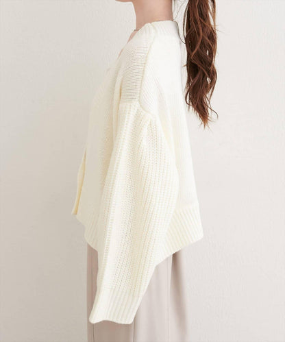 【natural couture】寬鬆編織開衫