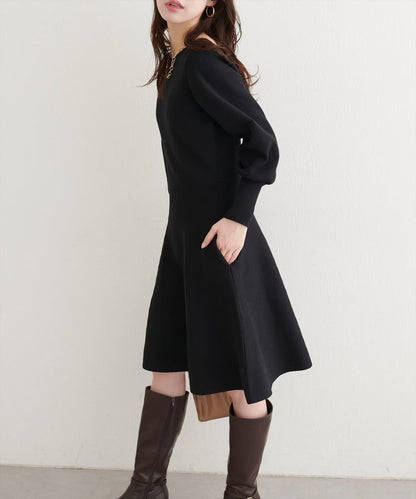 【natural couture】<ako>前後兩穿迷你連衣裙