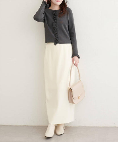 【natural couture】荷葉邊細節開衫