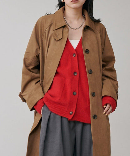 【LARUTA】狐狸毛羊毛蓬鬆開衫