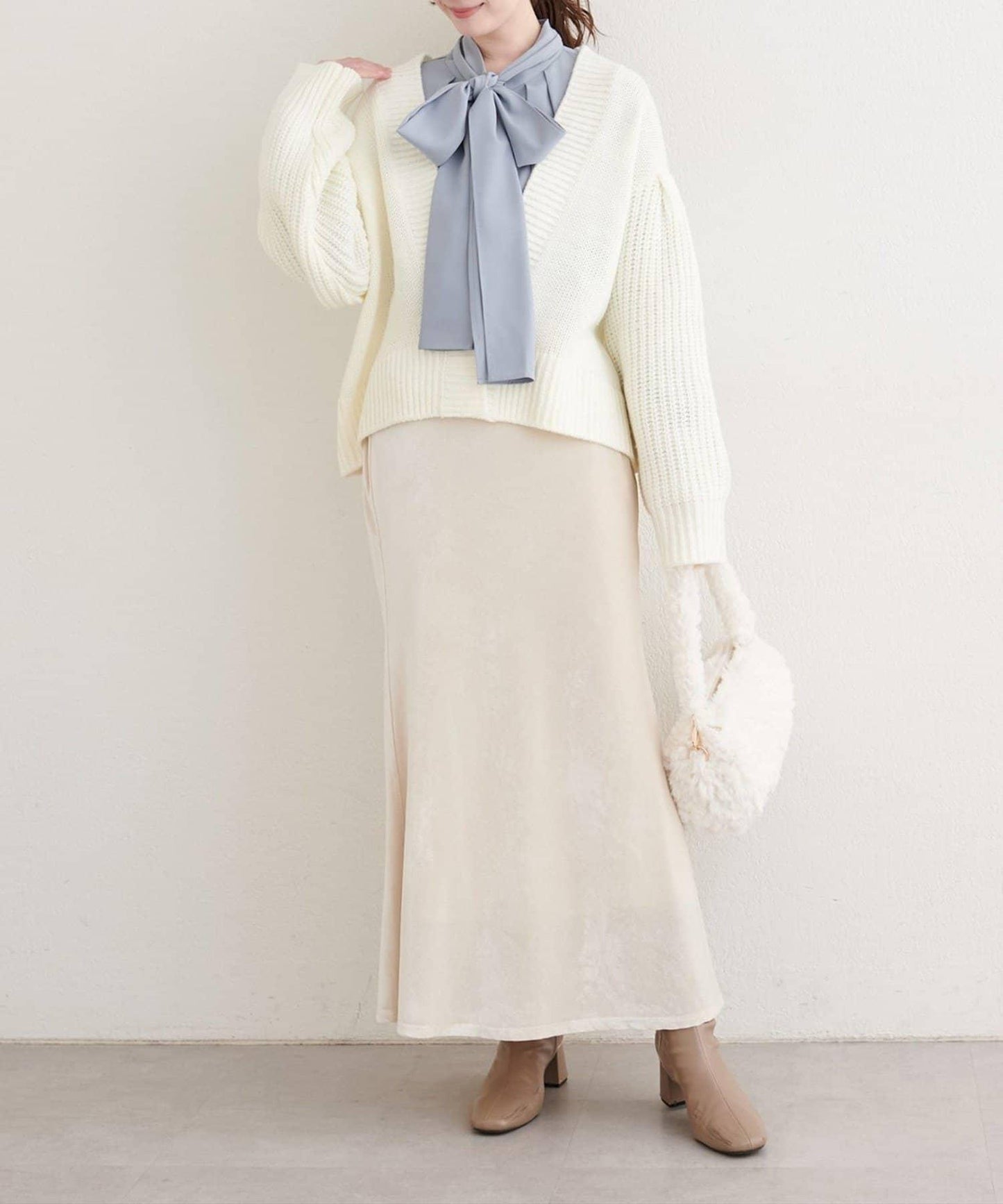 【natural couture】寬鬆編織開衫