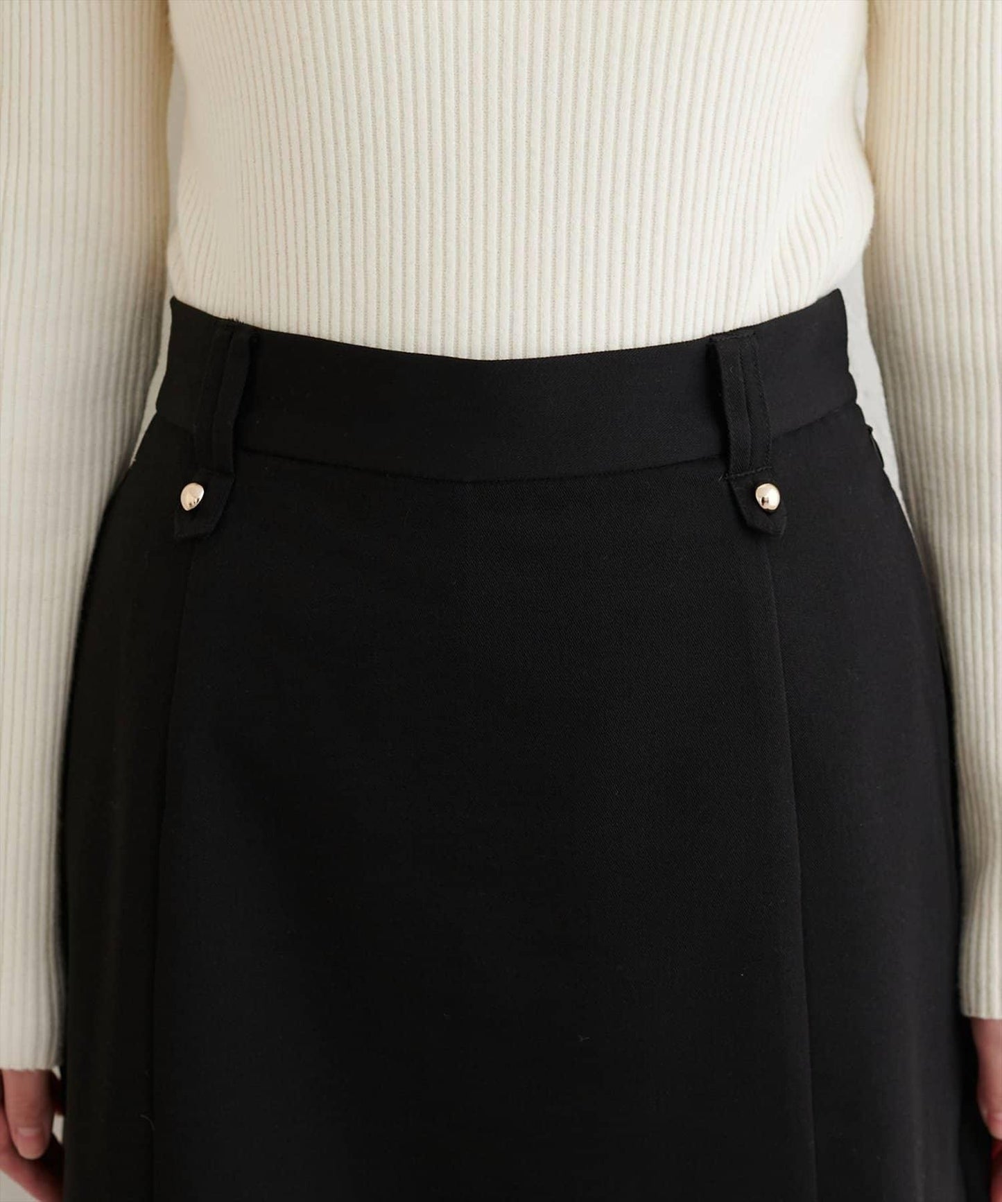 【natural couture】A字型闊腿短裙