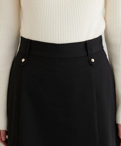 【natural couture】A字型闊腿短裙