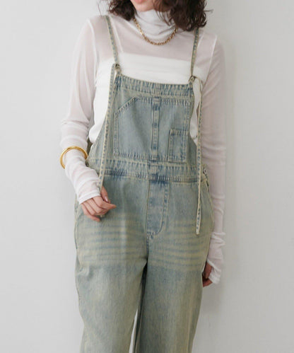 【LARUTA】網紗薄紗高領套頭衫