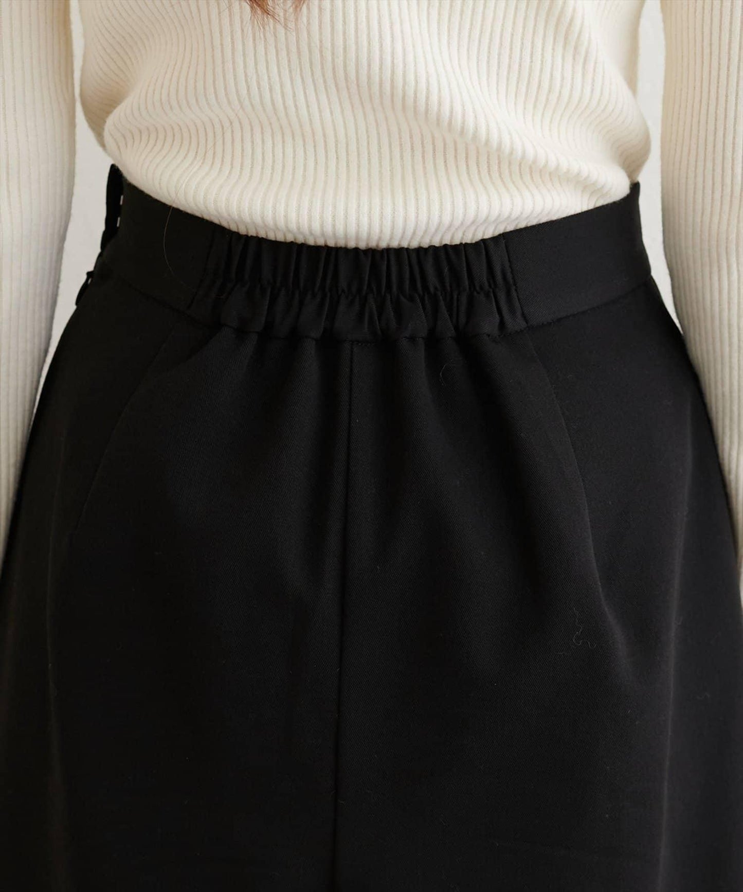 【natural couture】A字型闊腿短裙