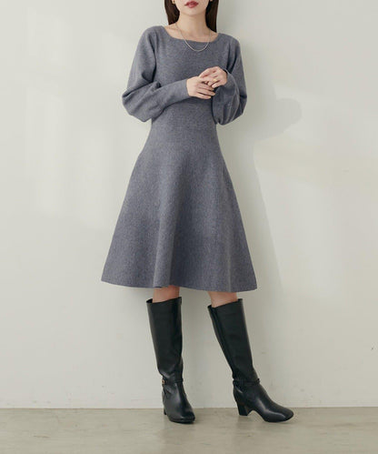 【natural couture】<ako>前後兩穿迷你連衣裙