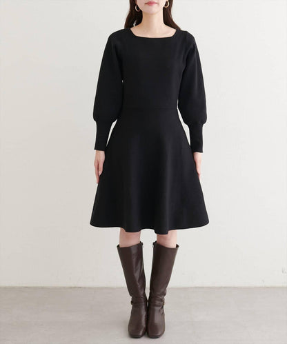 【natural couture】<ako>前後兩穿迷你連衣裙