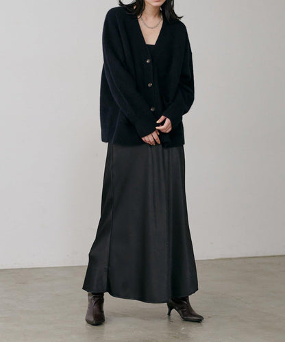 【LARUTA】狐狸毛羊毛蓬鬆開衫