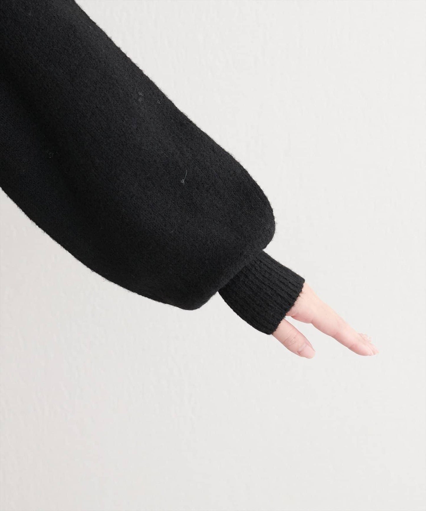 【natural couture】交叉荷葉邊針織衫