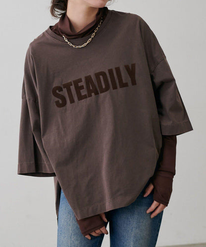 【LARUTA】網紗薄紗高領套頭衫