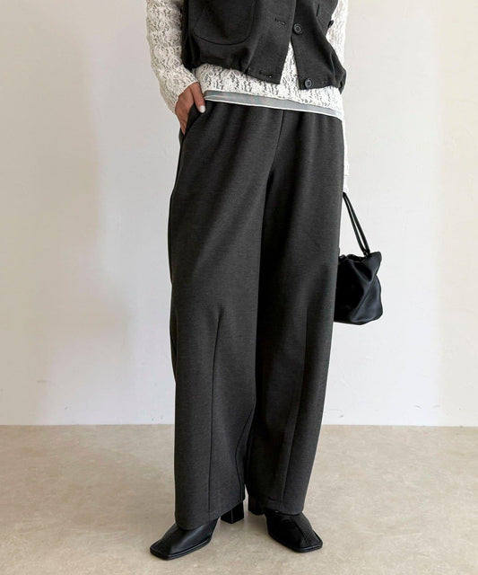 【套裝可搭配】彈力休閒錐形褲