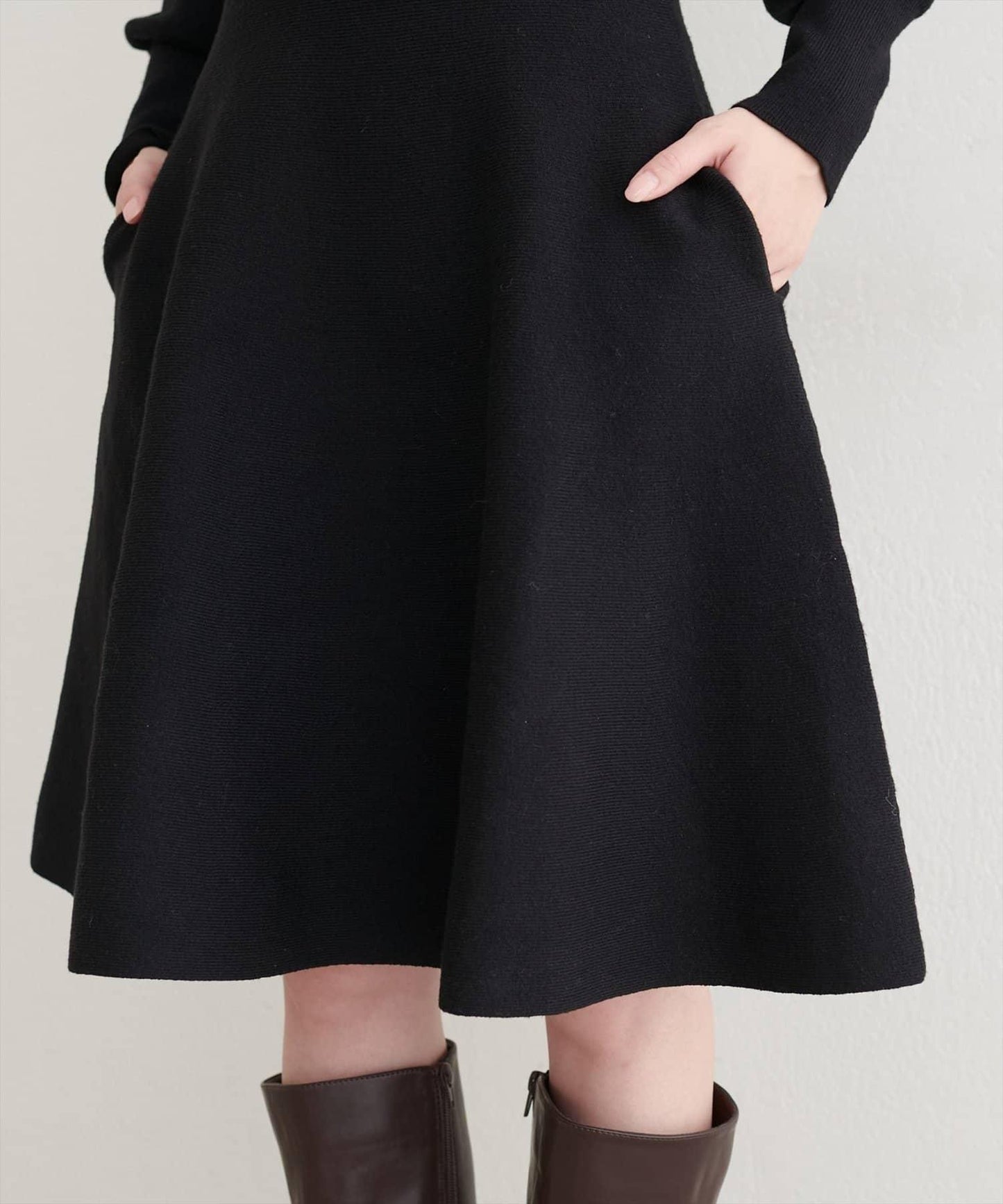 【natural couture】<ako>前後兩穿迷你連衣裙