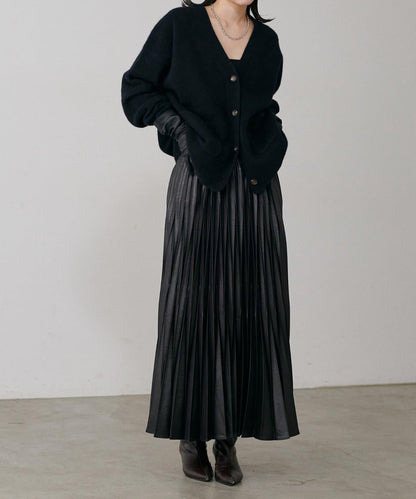 【LARUTA】狐狸毛羊毛蓬鬆開衫