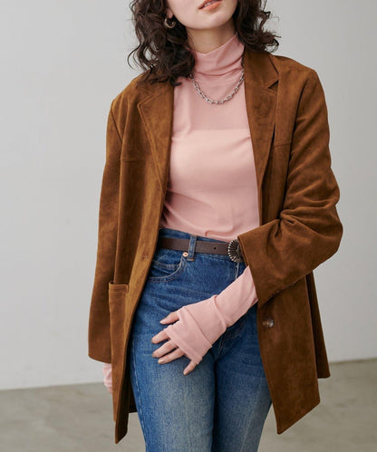 【LARUTA】網紗高領套頭衫