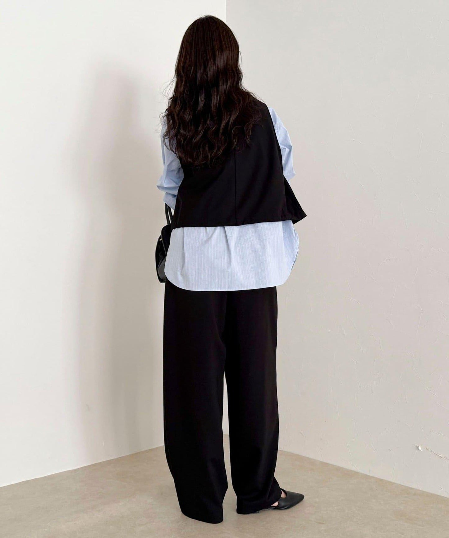 【套裝可搭配】無領馬甲