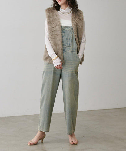 【LARUTA】網紗薄紗高領套頭衫