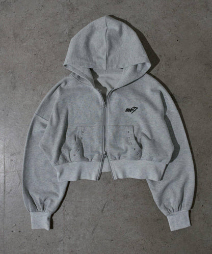 【Mavie..7】鉚釘裝飾衛衣連帽衫