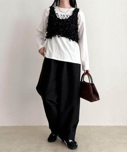 蝴蝶結帶吊帶背心