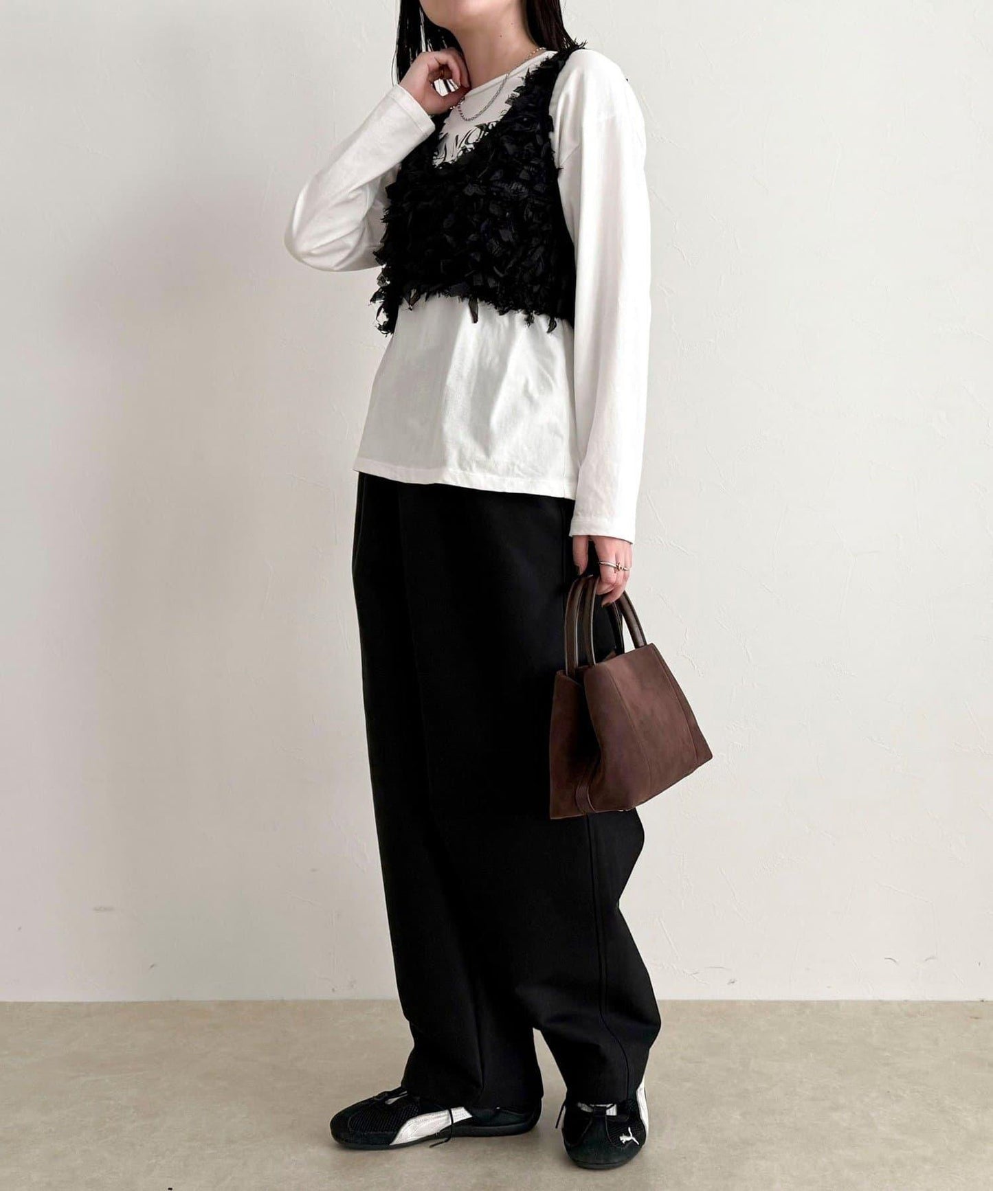 蝴蝶結帶吊帶背心