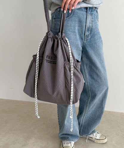 防潑水足球側袋托特包