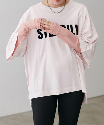 【LARUTA】網紗薄紗套頭衫