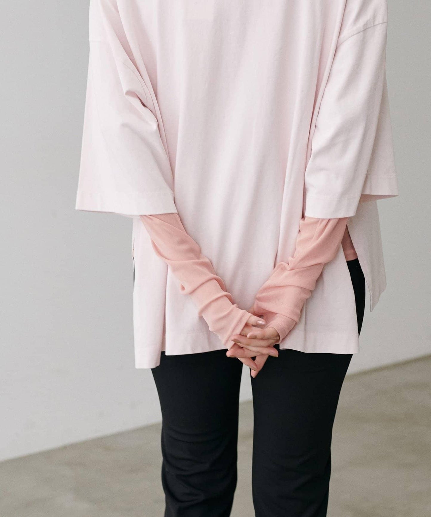 【LARUTA】網紗薄紗套頭衫