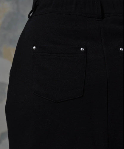 【Mavie..7】鉚釘裝飾迷你半身裙