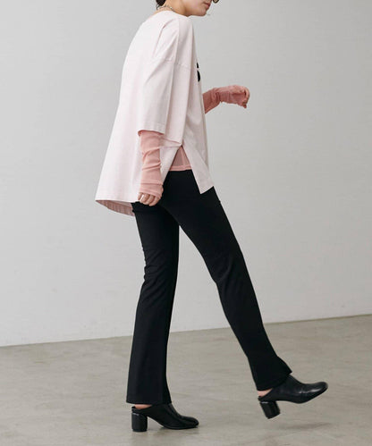 【LARUTA】網紗薄紗套頭衫