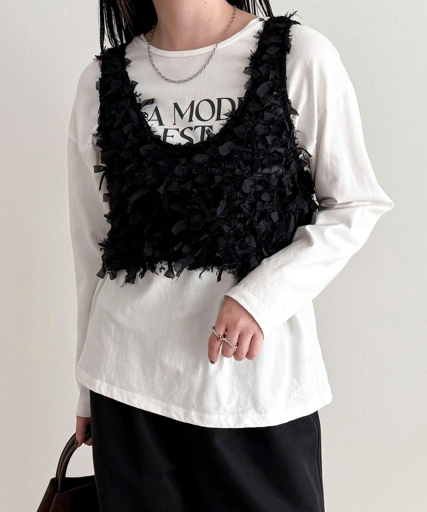 蝴蝶結帶吊帶背心