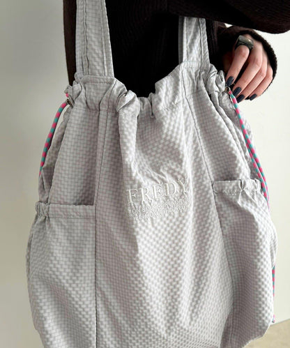 防潑水足球側袋托特包