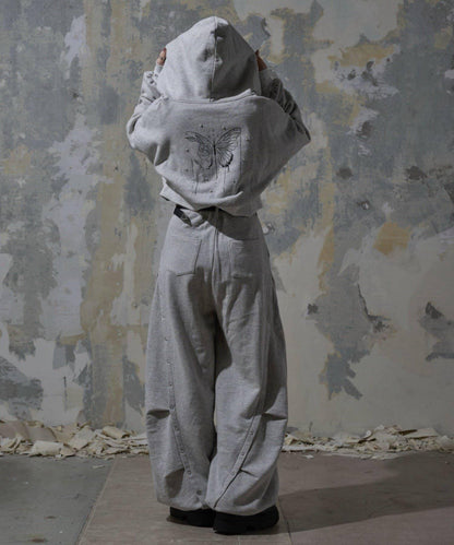 【Mavie..7】【3尺碼可選】鉚釘裝飾弧形衛褲